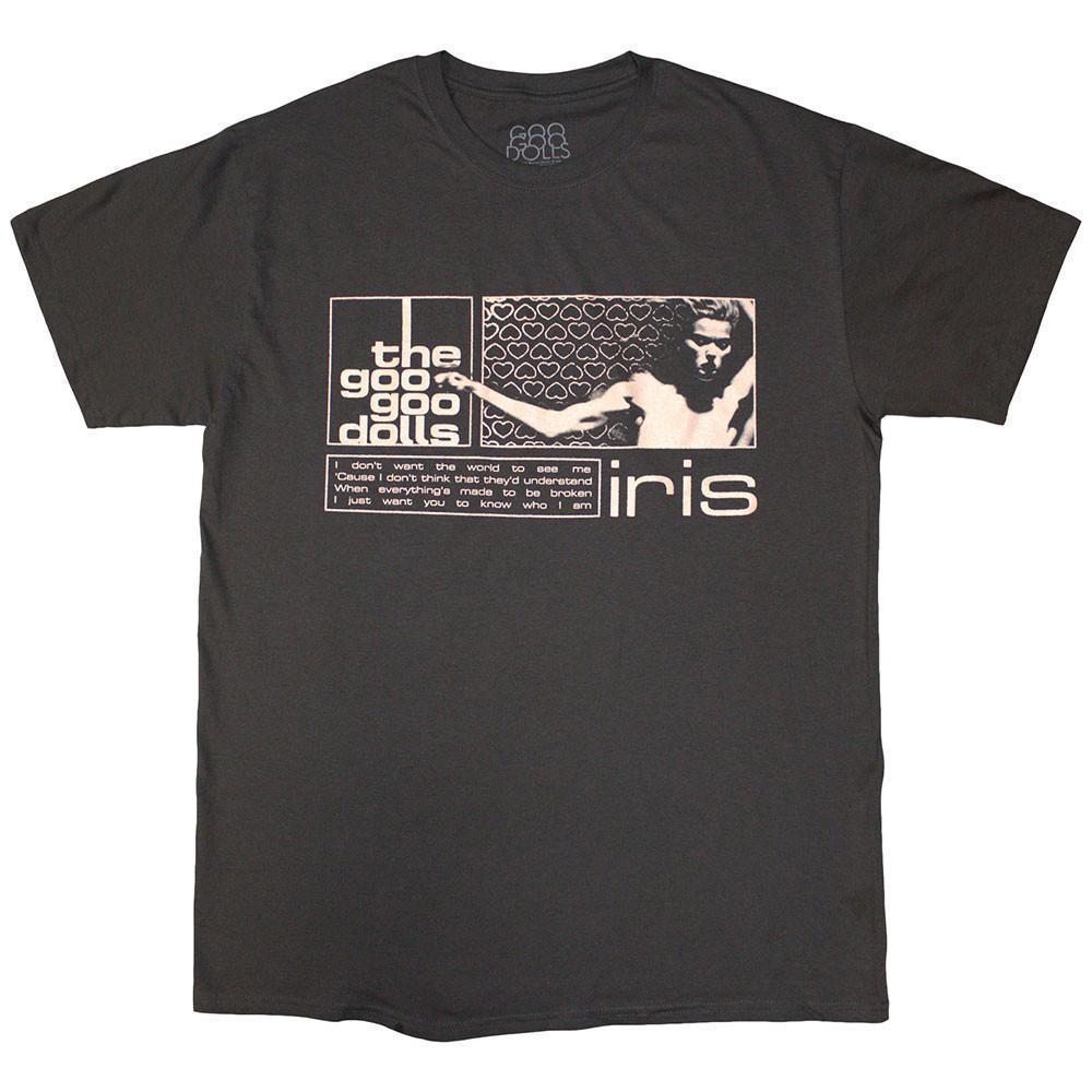 Goo Goo Dolls Unisex T-Shirt Iris Charcoal Grey